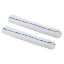 Microfiber Scraper Replacement Head, 13.78 Inches, Blue White 2pcs