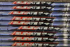 TRUE TEMPER ELEVATE 105 X-Flex Iron Shaft Pulls .370" 9 Shafts