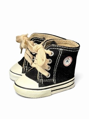 American Girl GOT Black High Top Sneakers Shoes 18  Doll Pleasant Company AG
