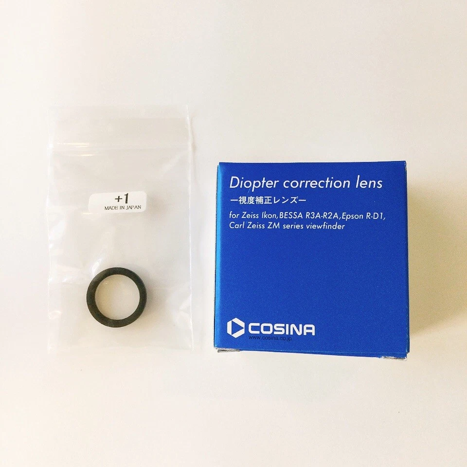 【COMO NUEVO】Lente de corrección de dioptrías COSINA +1.0 para visor ZEISS, BESSA R3A R2A ZM Foto 2 de 4