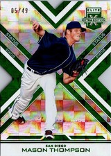 2016 Panini Elite Extra Edition #93 Mason Thompson Status Die Cut Emerald #/49