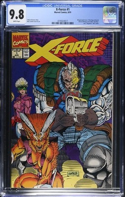 X-FORCE #1 CGC 9.8 W KEY FIRST SERIES (1991)
