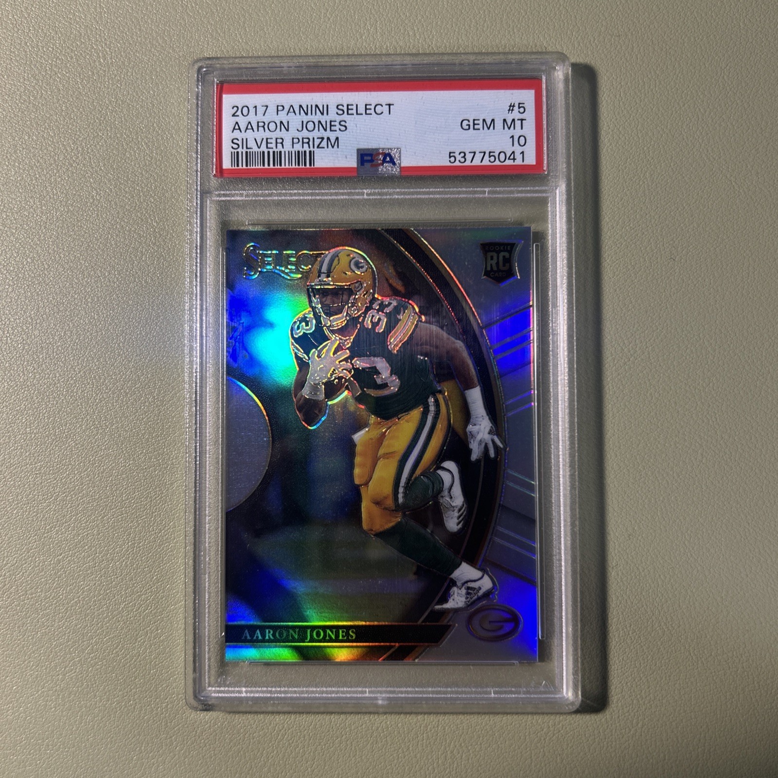 Aaron Jones Panini Select #5 Silver