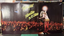 1981 Ted Nugent "Intensities in 10 Cities" Promo Poster 44x23 New Old Stock