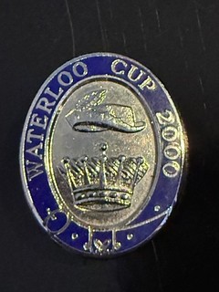 THE WATERLOO CUP 2000 ENAMEL PIN BADGE