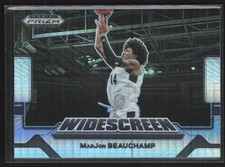 2022 Panini Prizm Draft Picks Silver Hyper #WS-MB MarJon Beauchamp Widescreen