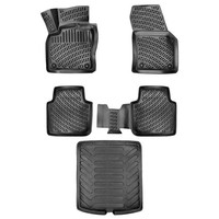 3D Auto Gummimatten & Kofferraumwanne Passend FüR Skoda Kodiaq (1.Gen) 2016-2024