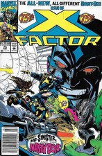 X-Factor #75 (Newsstand) FN; Marvel | Peter David Mr. Sinister - w/Bag+Board