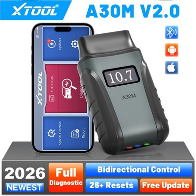 XTOOL A30M OBD2 All System Scanner Codeleser bidirektionales Auto Diagnosegerät