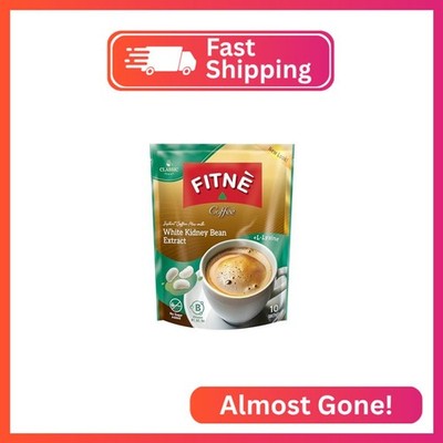 FITNE Instant 3 In 1 Coffee Packets Mix With White Kidney Bean Extract L-Lysine