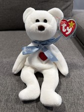 Ty Beanie Babies - Valentino The Bear Ribbon Showboat Broadway Musical MWMT
