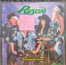 Poison Your Mama Don't Dance Green Vinyl Record 12" VG/VG 12CLB523 1988