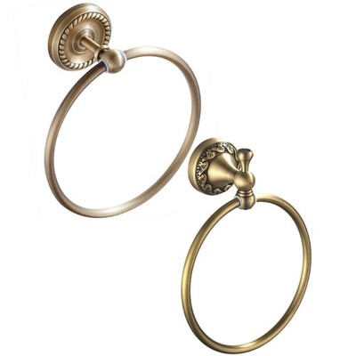 Hand Towel Rings Bathroom Storage Hanging Rack Hardware Easy to Install