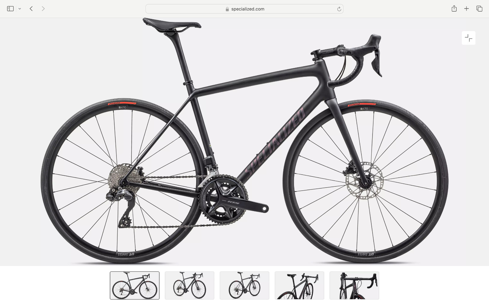 Specialized Aethos Comp road bike 58cm