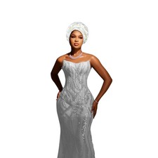 Muslim Women Turban African Head Cover Headtie Headwear Headpiece Headband Wrap