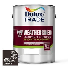 Dulux Trade Weathershield Maximum Exposure Smooth Masonry Paint - Free P&P