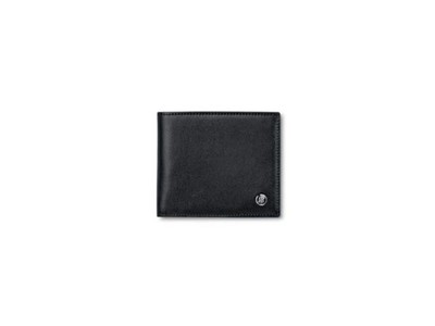 Montegrappa Signet Series Brieftasche , Schwarz, Leder, Karten, IC00WA01