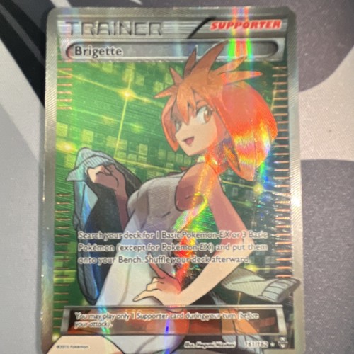 Brigette Breakthrough 161/162 Holo Full Art Ultra Rare Pokemon TCG