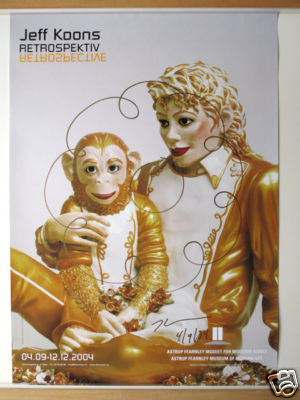 JEFF KOONS MICHAEL JACKSON SIGNED and DRAWING by KOONS | eBay