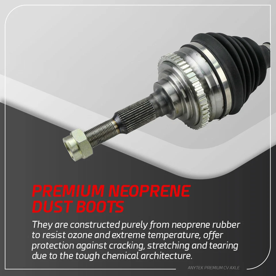 Eje delantero izquierdo CV para Grand Am Skylark Beretta Corsica Achieva automático Foto 3 de 4