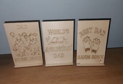 Paint your own dad birthday fathers day gift plaque set present