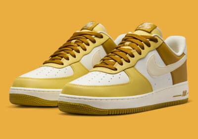 Nike Men’s Air Force 1 \'07 Training Size 7.5 Bronzine / Coconut Milk FZ4034-716 Nike Air Force 1  main image 3