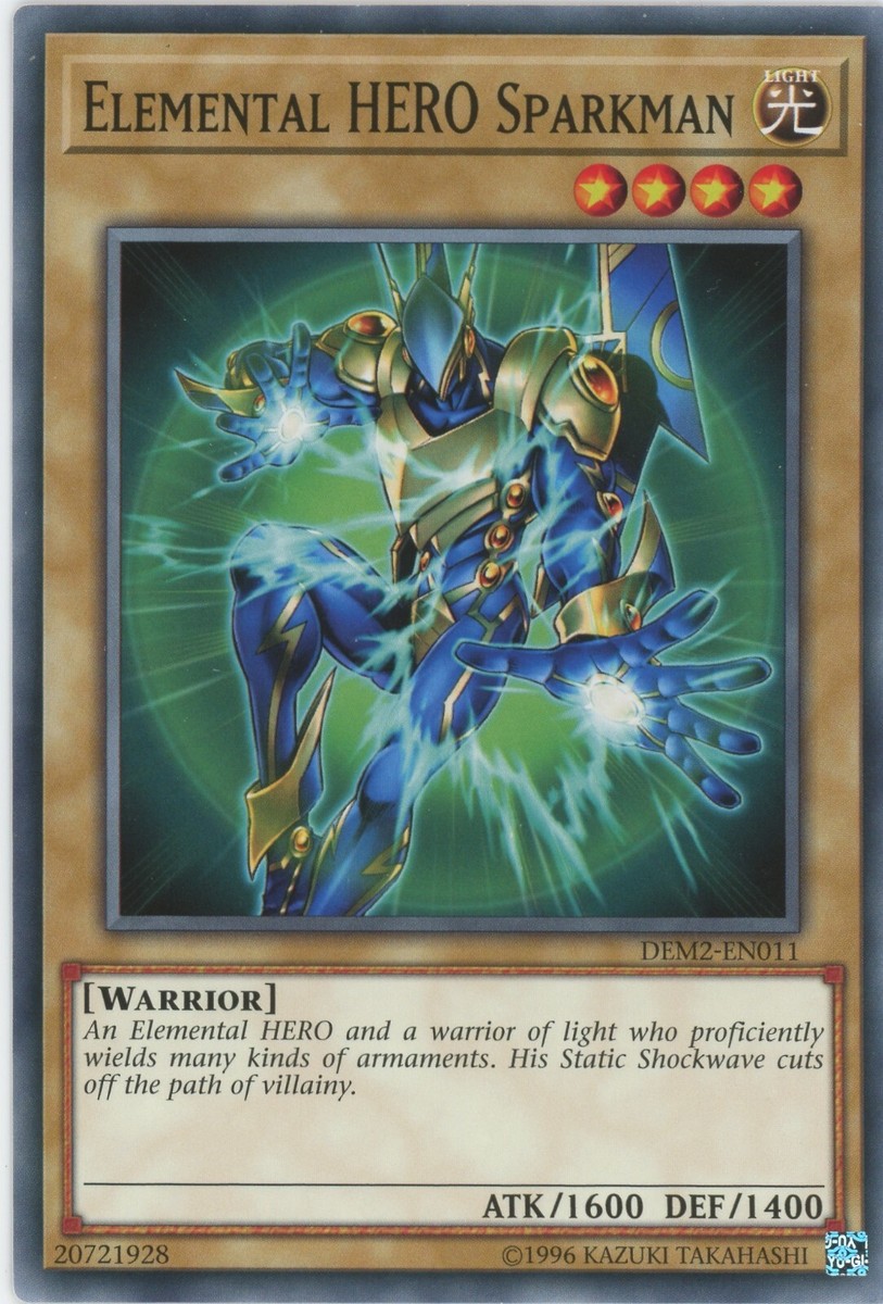 遊戯王ラッシュデュエル ELEMENTAL HERO SPARKMAN EHC-2 ELEMENTAL HERO SPARKMAN EHC2-EN001 – Aus Ygo