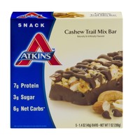 Atkins Advantage Cashew Trail Mix Snack Bar - 5 Count on sale Atkins Advantage Cashew Trail Mix Snack Bar - 5 Count on sale