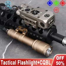 Tactical CQBL Red Dot IR Laser Aiming M300A M600C Flashlight Hunting Weapon Lamp