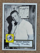 2007 Topps Baseball Mickey Mantle Story #MMS4 NY Yankees