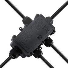 Junction Box Distribution Box Cable Sleeve IP68 Waterproof Connection 5 Compartment Socket