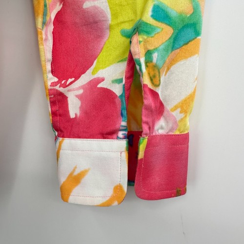 Lauren Ralph Lauren Top Shirt Blouse Womens Medium Garden Party Statement Resort - Picture 10 of 13