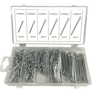 Splinte Sortiment Gerade Sicherungssplinte Splint Set Sicherungsstifte 555-Tlg~