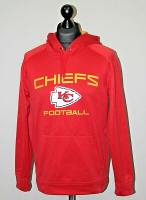 Kansas City Chiefs Herren American Football Hoodie Pullover Majestic Gr. M
