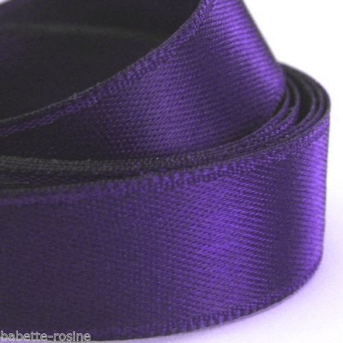 ROULEAU 10 mètres RUBAN SATIN UNI 6 mm - Nombreux Coloris - Scrapbooking Bijoux - Photo 40 sur 84