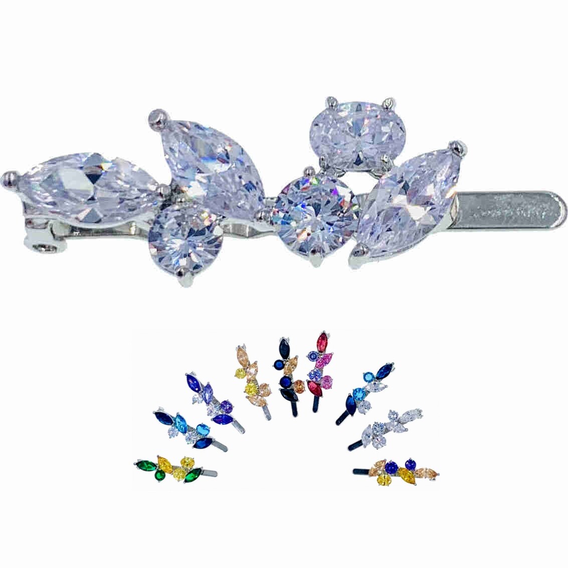 SMALL MAGNETIC BARRETTE HAIR CLIP HAIRPIN made with  display picture 1