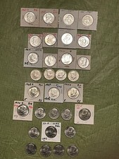 1961-1976 US Coin Half Dollar UNC Proof BU mix LOT of 31