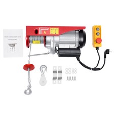 Elektrische Seilwinde Flaschenzug Kran bis 800 kg Seilzug Motorwinde Hub Winde