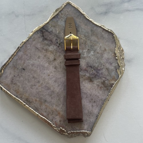 DeBeer Paris Watch band 14mm Brown Suede Leather #160-14Straps Bargains Deals - Picture 3 of 6