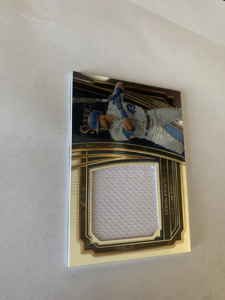 2020 Panini Select Edwin Rios Relic #RJS-ER Dodgers - Image 4 of 4