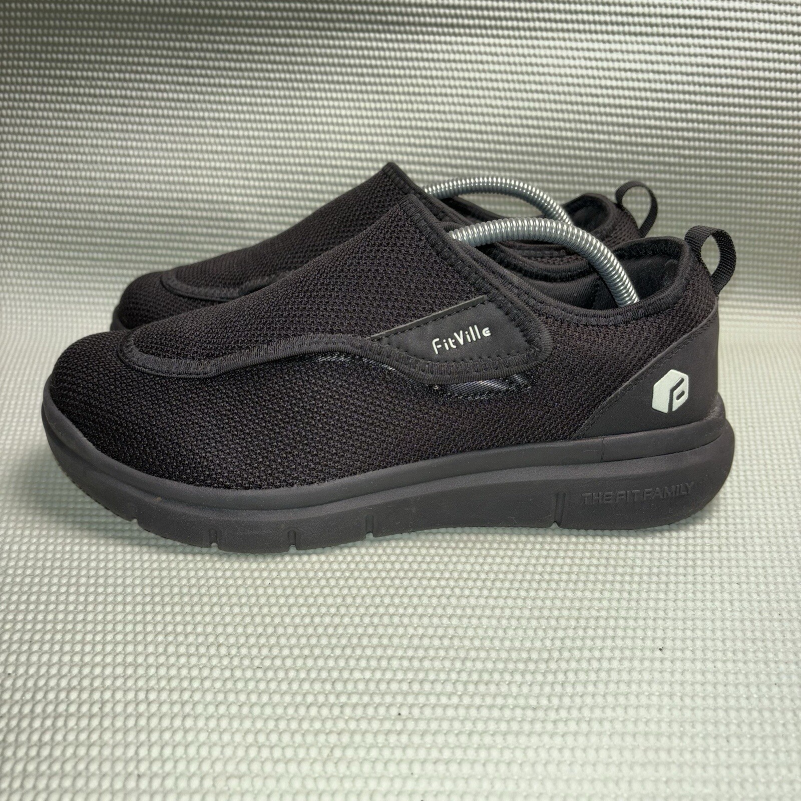 SAOLA Fitville EasyTop Wings V2 scarpe comode per diabetici sneakers uomo taglia 10 5EW nere