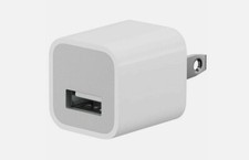 Lot of 50 Genuine Apple 5W USB Power Adapters White - UD