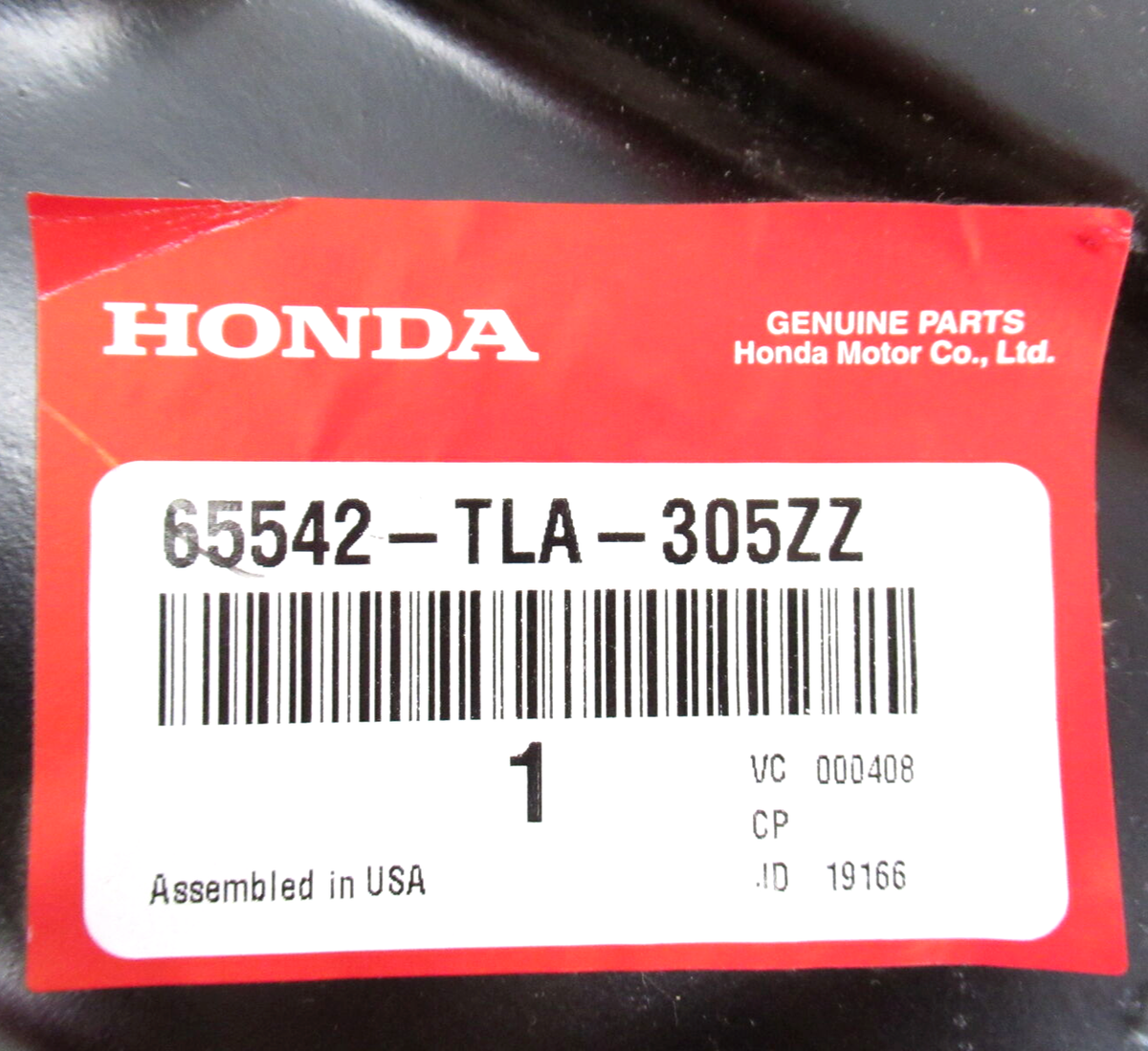 Genuine OEM Honda 65542-TLA-305ZZ Passenger RH Rear Body Rail 2017