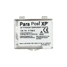 Coltene Whaledent P746-5 ParaPostXP Temporary Titanium Posts .050" Red 20/Pk