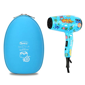 Deogra 1000w Childrens Hair Dryer Cute Dinosaur Design Mini Hair