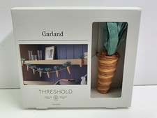 Threshold Carrot Easter Garland Strand Banner Wall Decor 6 ft