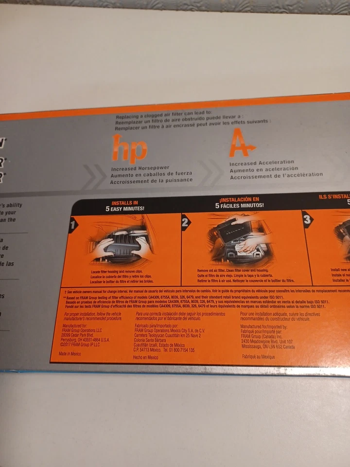 Marco de filtro de aire CA3901 Foto 4 de 4