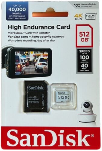SanDisk High Endurance 32GB 64GB 128GB Micro SD Security Dash Cam Memory Card AU - Picture 7 of 12