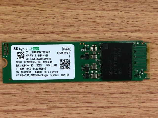 PC/タブレット ノートPC SK Hynix 256gb SSD Solid State Drive Hfm256gdjtng-8310a L15194-001 
