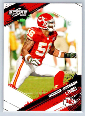 2009 Panini Score Football - Derrick Johnson - Kansas City Chiefs - Base - #142